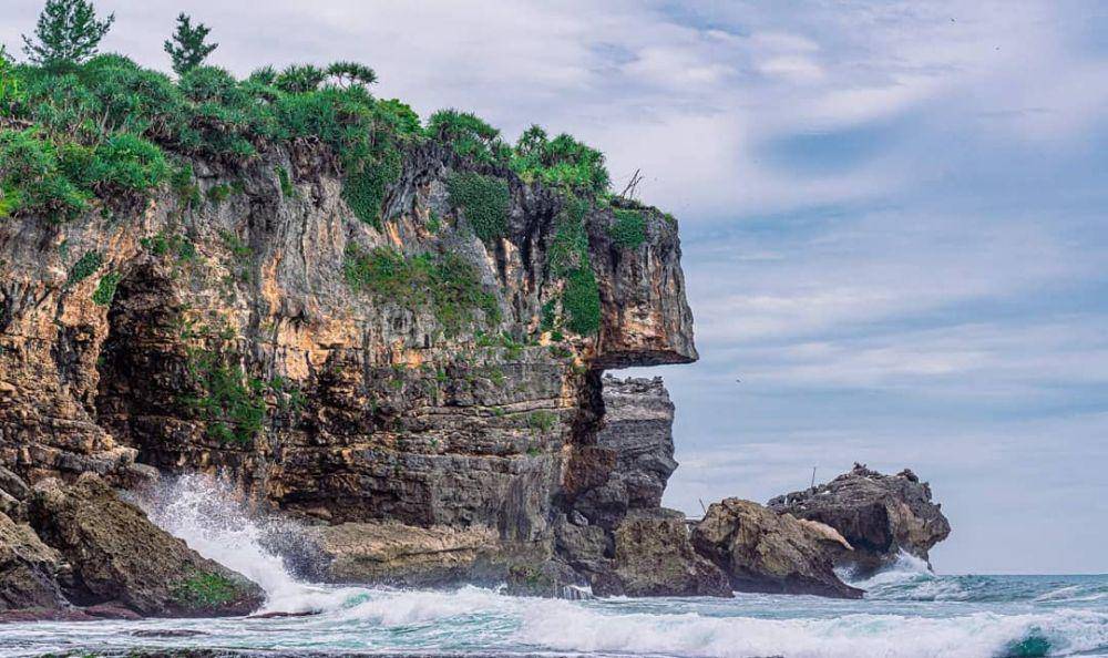 potret Pantai Ngobaran (instagram.com/A.wahyu.widayat)