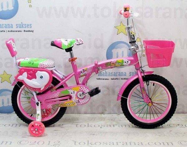 Kouan Folding Bike 16 inci (instagram.com/mahasarana.sukses)