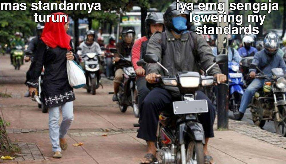 meme permasalahan cinta sejuta umat (twitter.com/najjyaa__)