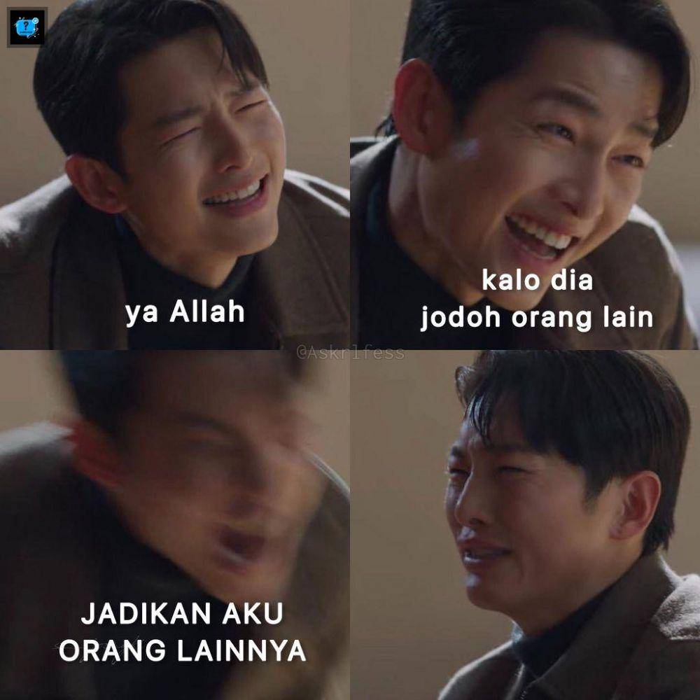 meme permasalahan cinta sejuta umat (twitter.com/Askrlfess)