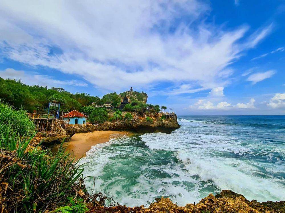 potret Pantai Ngobaran (instagram.com/Riyanti.eny_s)