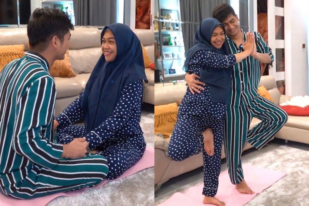 10 Momen Ria Ricis Yoga Bareng Ryan, Romantis Banget!