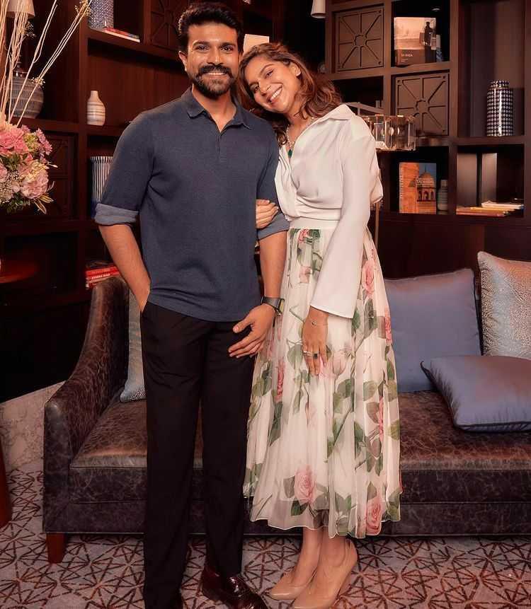Ram Charan dan istri (instagram.com/upasanakaminenikonidela)