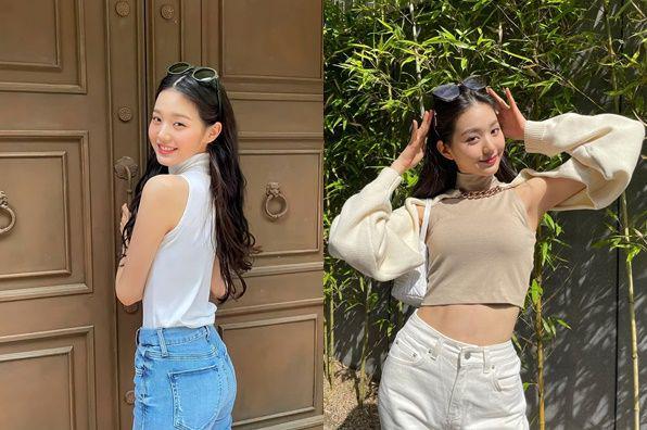 15 Inspirasi Gaya Berfoto Close-Up ala Wonyoung IVE, Kekinian Banget!