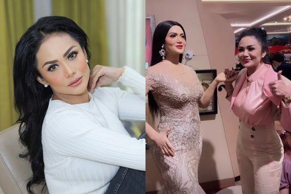 10 Potret Krisdayanti Ketemu 'Kembaran', Bisa Bedain Mana yang Asli?