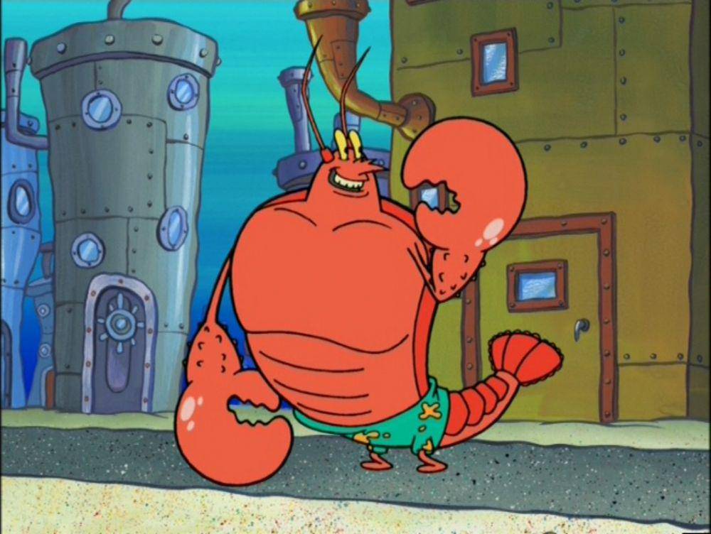 Larry lobster (dok. Nickelodeon/SpongeBob SquarePants)