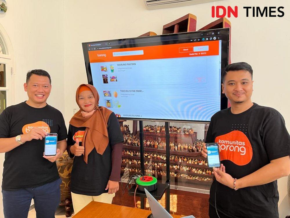 Borong Indonesia melakukan ekspansi ke Kota Semarang dengan menggandeng warung tradisional sebagai mitra. (IDN Times/Anggun Puspitoningrum)
