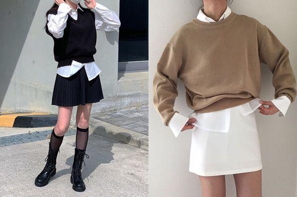 schoolgirl look (instagram.com/koreanfashion)
