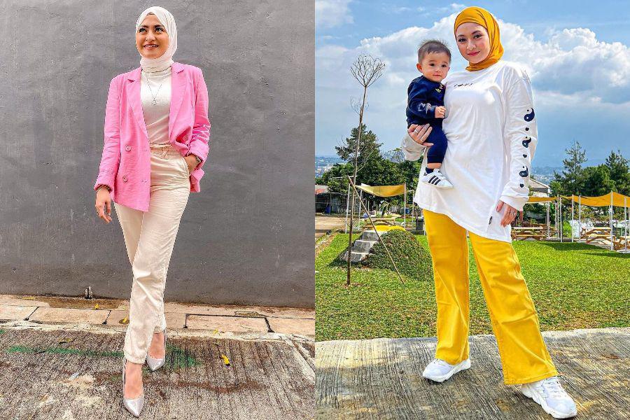 9 Inspirasi OOTD Hijab Cewek Kue ala Nathalie Holscher