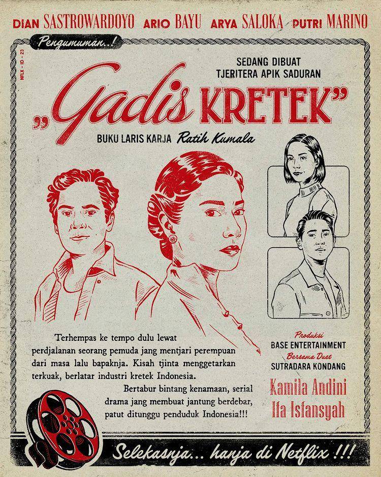 poster series Gadis Kretek (instagram.com/therealdisastr)