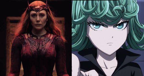 Wanda Maximoff dan Tatsumaki  ( Dok. Madhouse / One Punch Man ) ( Dok. Marvel / Doctor Strange 2 )
