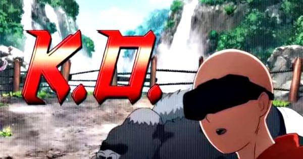 Saitama kalah di turnamen VR ( Dok. J.C.Staff / One Punch Man s2 )