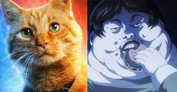 Chewie dan Pig God ( Dok. Madhouse / One Punch Man )( Dok. Marvel Studio / Captain Marvel )