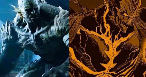 Abomination dan Garou ( Dok. tonarinoyj.jp / One Punch Man ) ( Dok. Marvel / Shang-Chi )