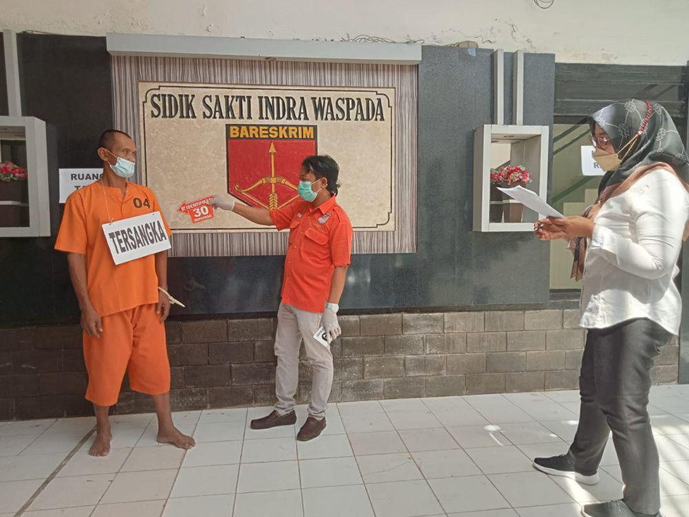 Rekontruksi KDRT Maut, Tersangka Peragakan 38 Adegan