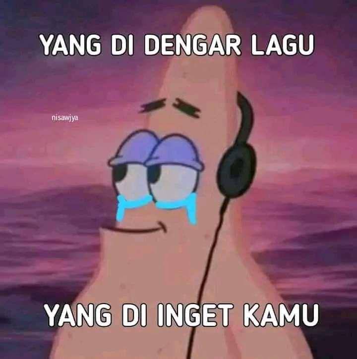 meme permasalahan cinta sejuta umat (twitter.com/bagihumor)