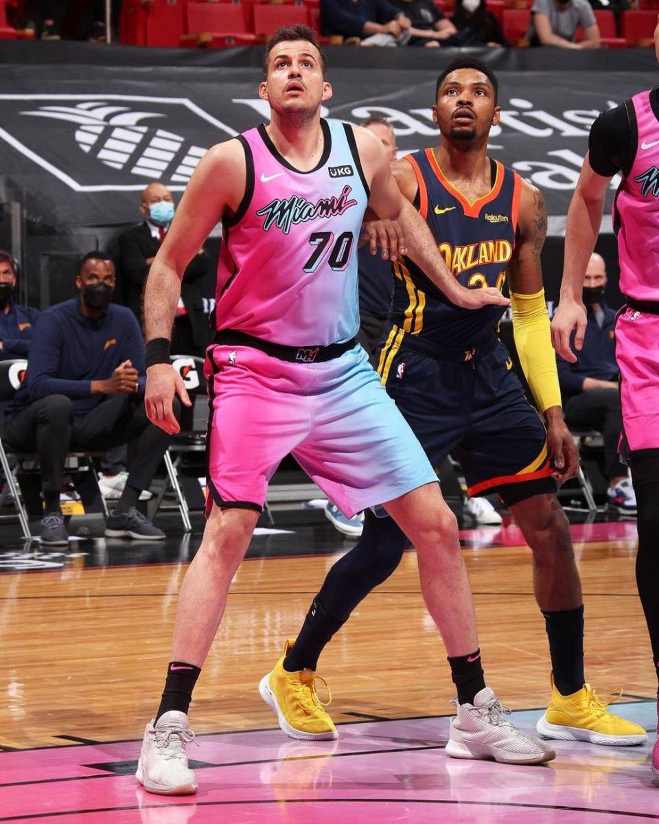 Nemanja Bjelica saat membela Miami Heat (instagram.com/nemanjabjelica8)