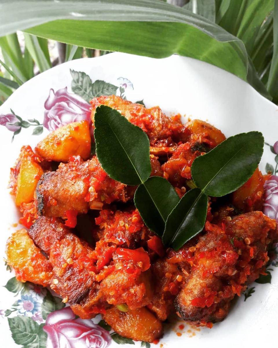 Ilustrasi ikan pari balado (instagram.com/queenmaya90)