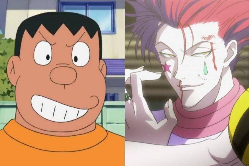 Giant dan Hisoka Morow (dok. Shin-ei Animation/Doraemon | dok. MADHOUSE/Hunter x Hunter)