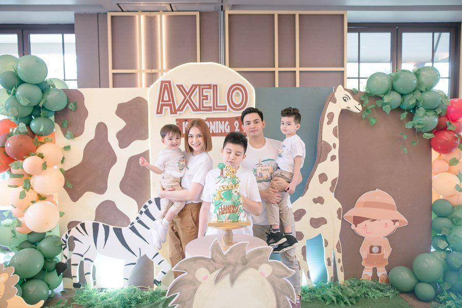 Momen ulang tahun ke-2 Axelo, anak Alessia Cestaro. (instagram.com/alessia89cestaro)