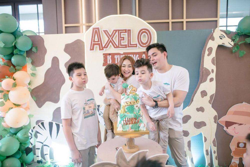 Momen ulang tahun ke-2 Axelo, anak Alessia Cestaro. (instagram.com/alessia89cestaro)