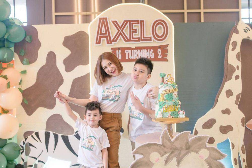 Momen ulang tahun ke-2 Axelo, anak Alessia Cestaro. (instagram.com/alessia89cestaro)
