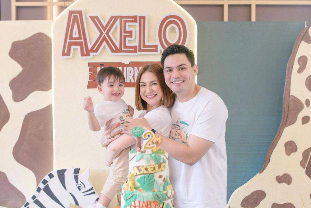 Momen ulang tahun ke-2 Axelo, anak Alessia Cestaro. (instagram.com/alessia89cestaro)