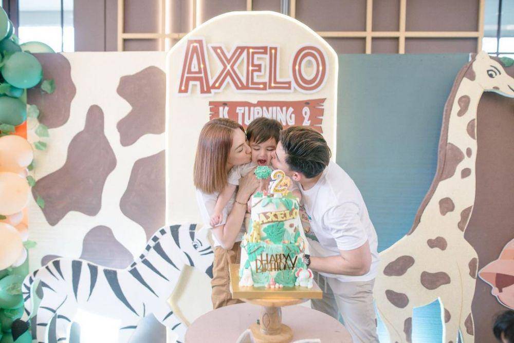 Momen ulang tahun ke-2 Axelo, anak Alessia Cestaro. (instagram.com/alessia89cestaro)