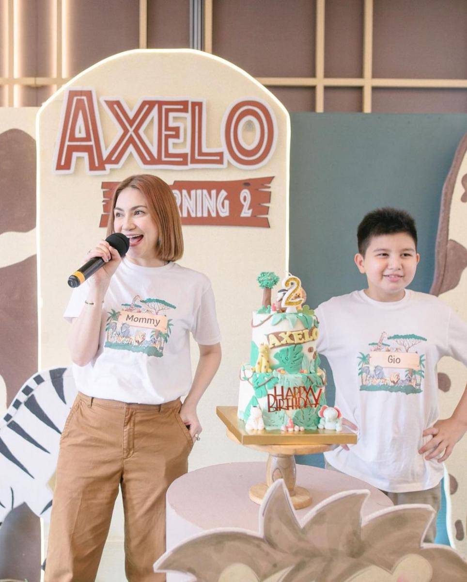 Momen ulang tahun ke-2 Axelo, anak Alessia Cestaro. (instagram.com/alessia89cestaro)