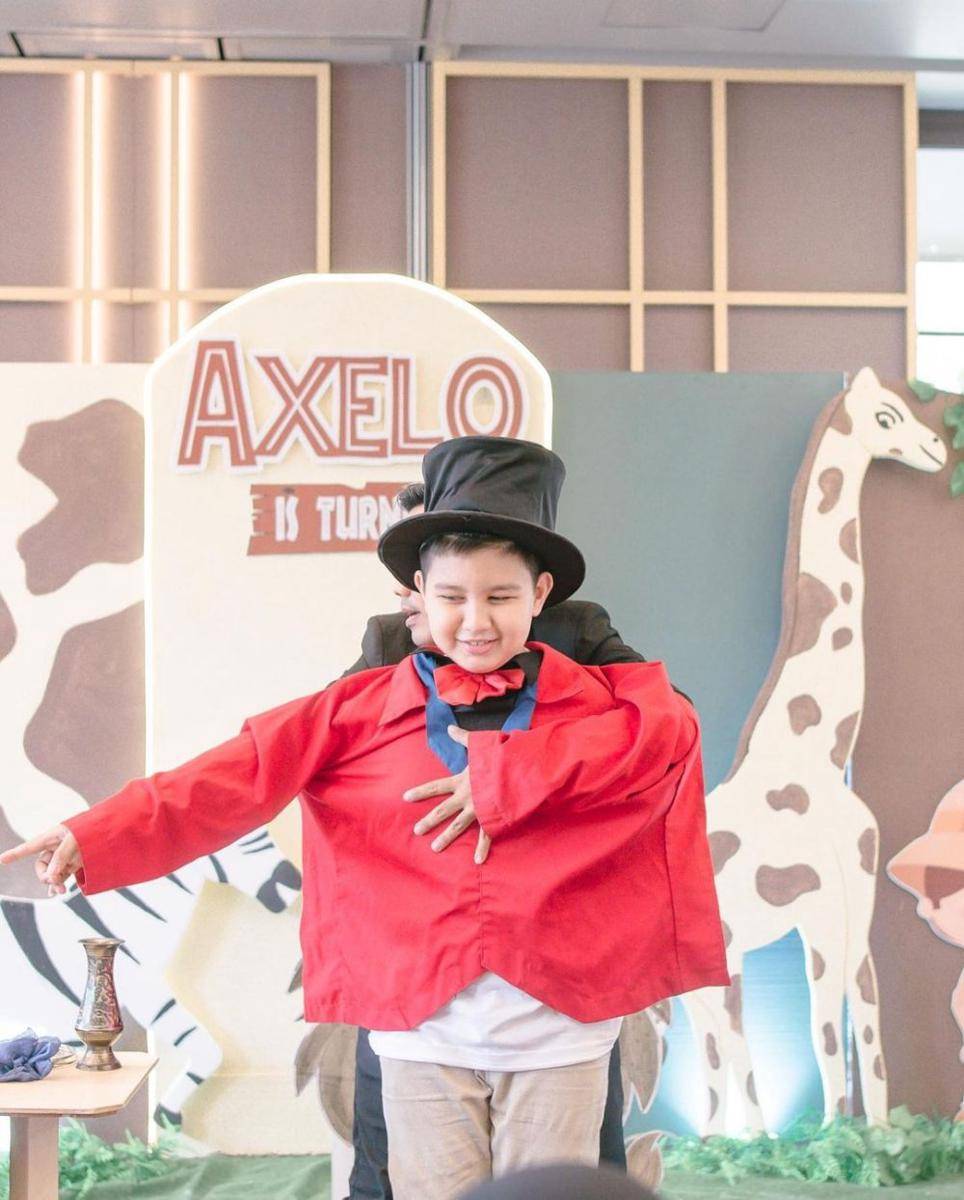 Momen ulang tahun ke-2 Axelo, anak Alessia Cestaro. (instagram.com/alessia89cestaro)
