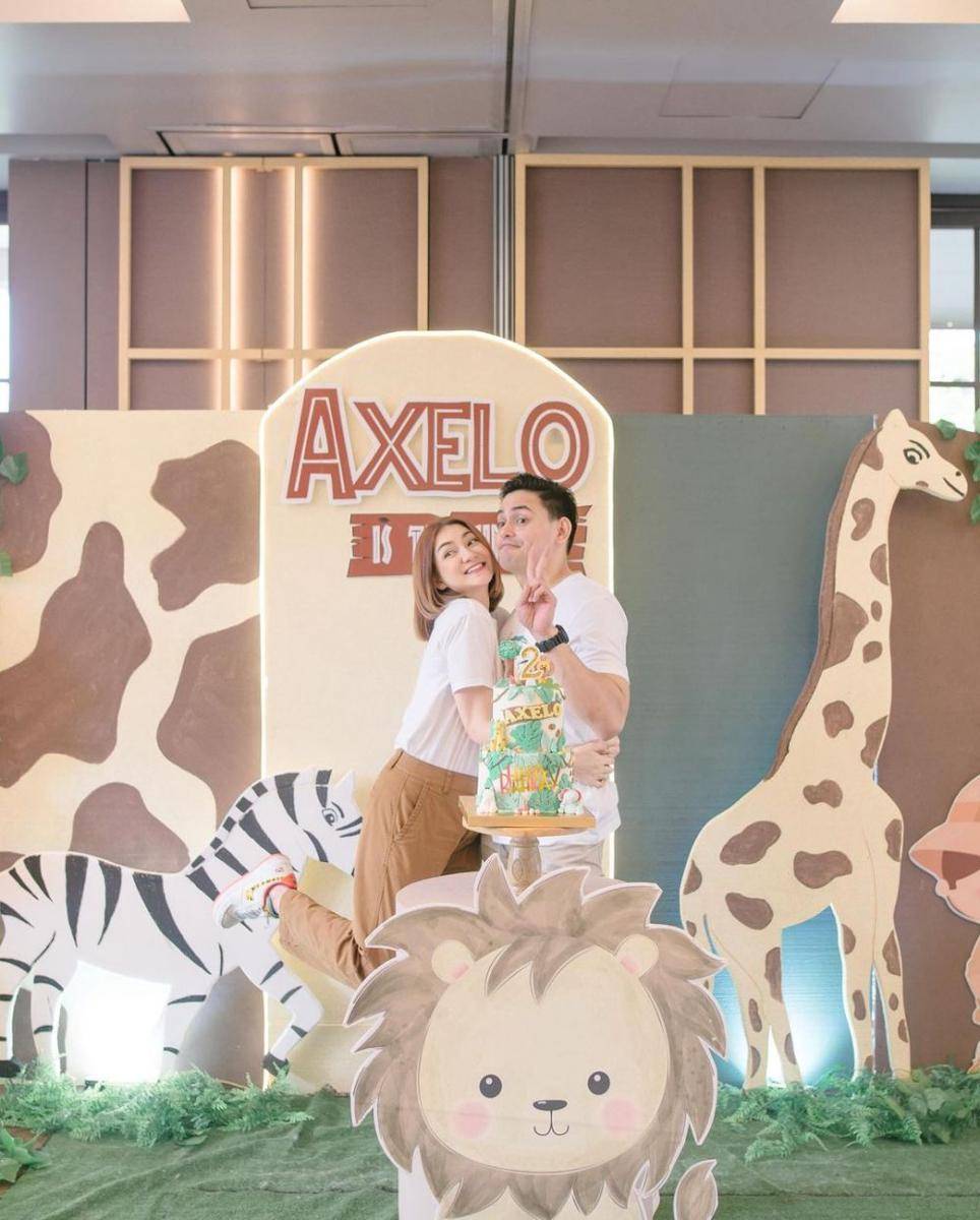 Momen ulang tahun ke-2 Axelo, anak Alessia Cestaro. (instagram.com/alessia89cestaro)