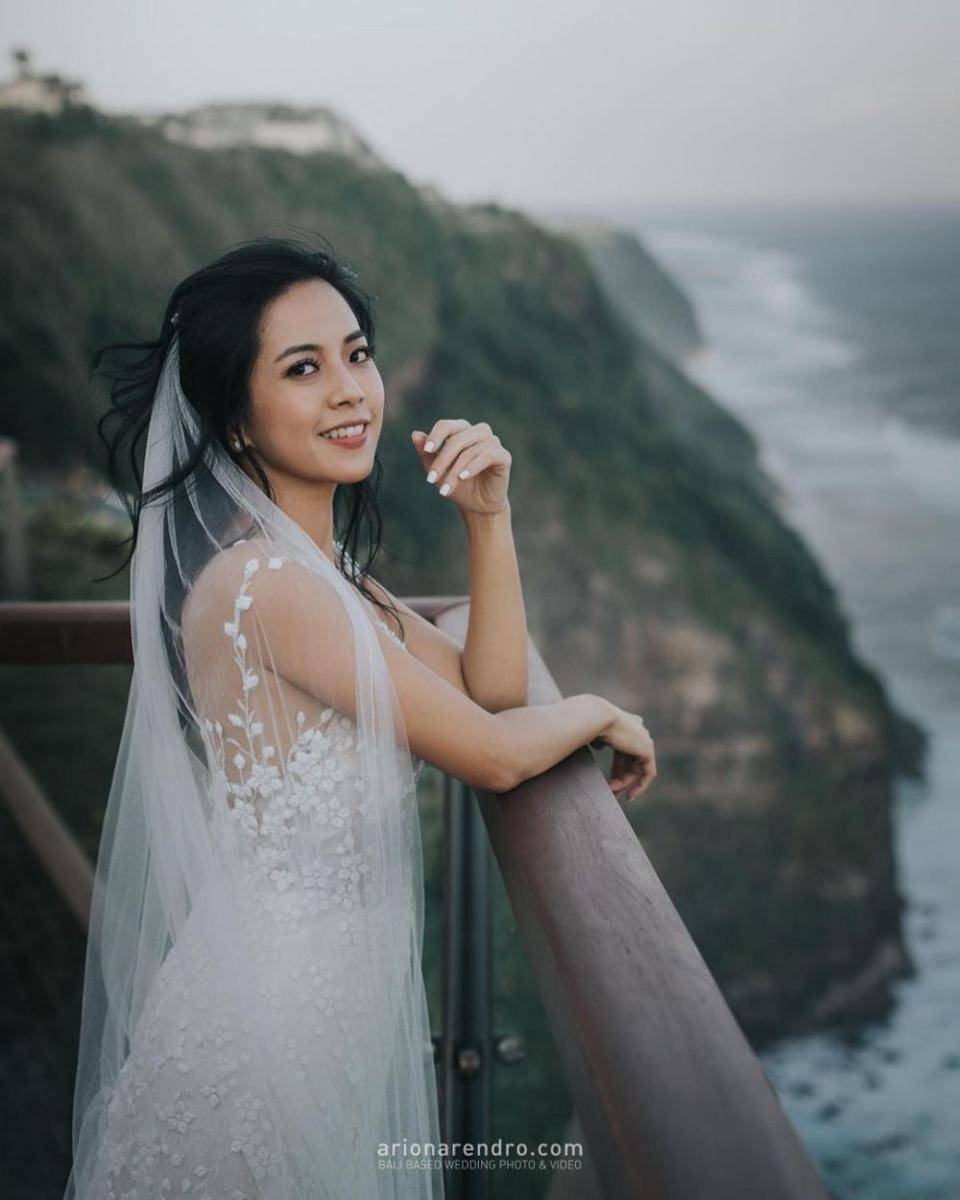 Momen pernikahan Yeslin Wang. (instagram.com/evelingown)