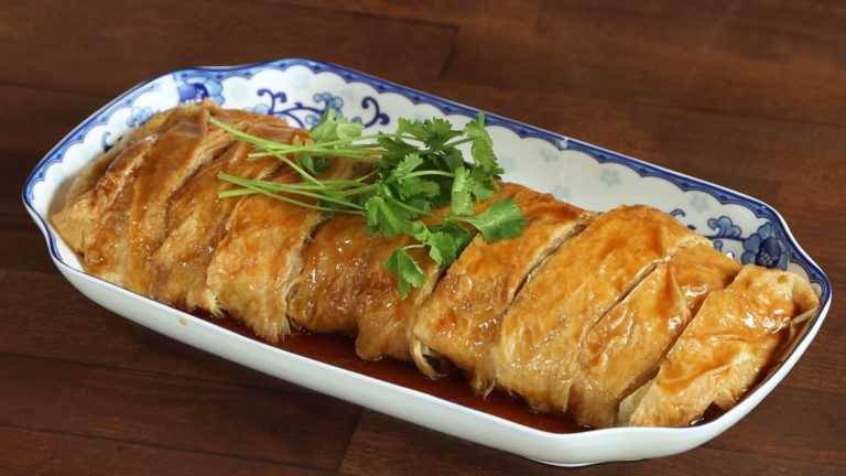 ilustrasi tofu skin roll (woonheng.com)