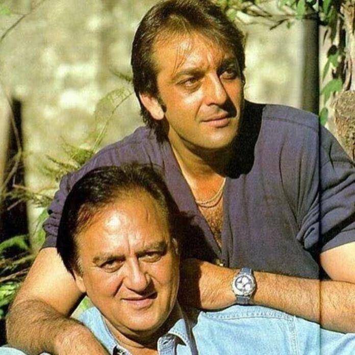 Sanjay Dutt dan ayahnya. (instagram.com/duttsanjay)