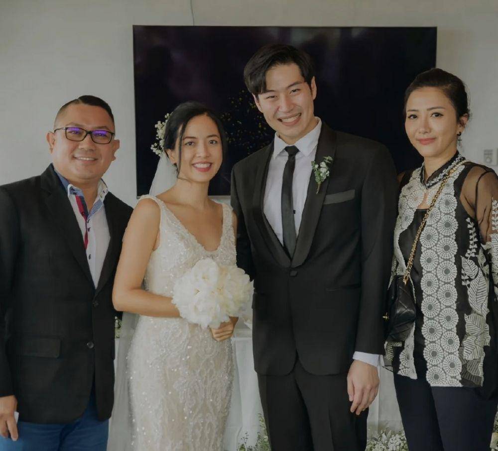 Momen pernikahan Yeslin Wang. (instagram.com/mrjoongi)