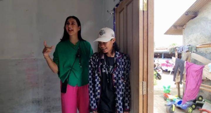 momen Paula Verhoeven ke rumah Bonge (youtube.com/Baim Paula)