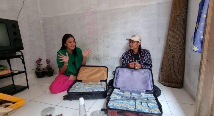 momen Paula Verhoeven ke rumah Bonge (youtube.com/Baim Paula)