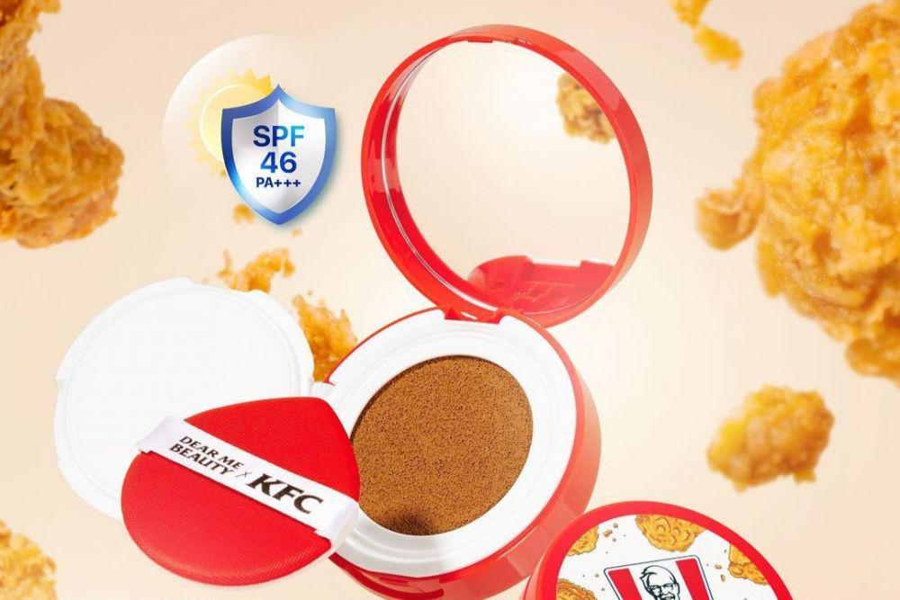 Dear Me Beauty X KFC Primer Foundation Breathable Cushion (instagram.com/dearmebeauty)