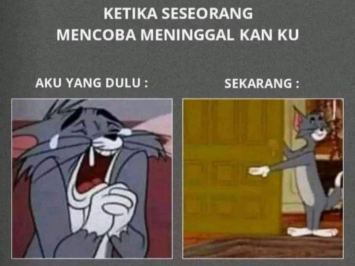 meme permasalahan cinta sejuta umat (twitter.com/bagihumor)
