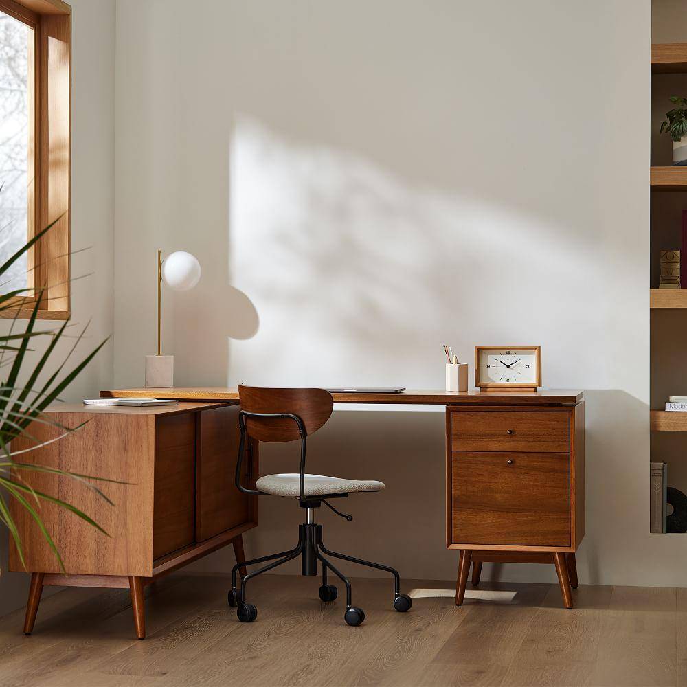 meja sudut mid century modern (westelm.com)