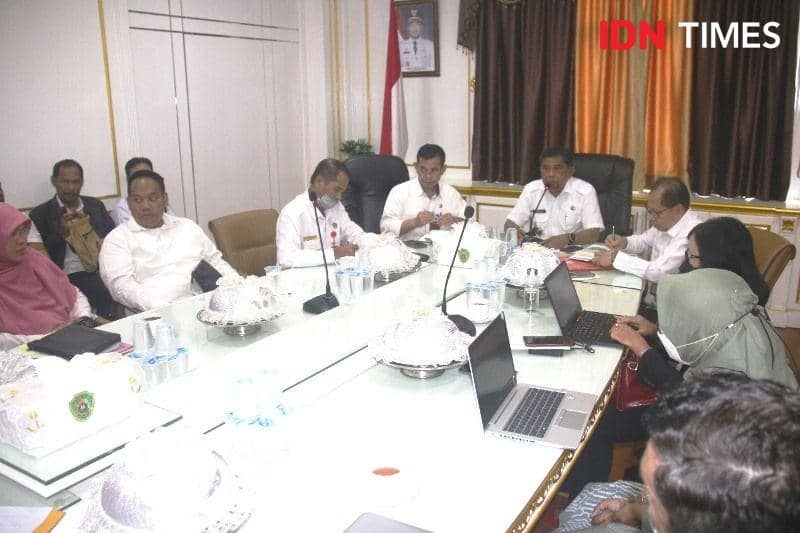 Jalannya pertemuan pinjam pakai lahan untuk waduk Lawe-Lawe antara Pemerintah PPU dengan PT. Pertamina (IDN Times/Ervan)
