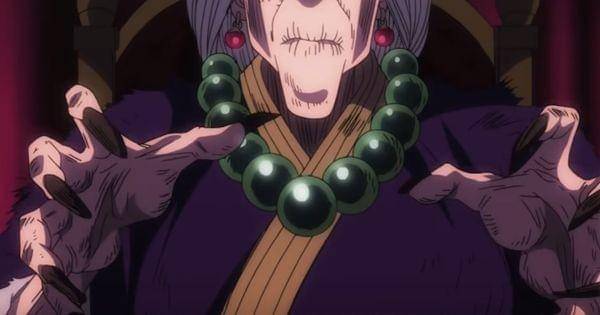 Nenek Shibabawa terkejut melihat visi yang ia lihat ( Dok. Madhouse / One Punch Man )