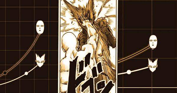 Perbedaan kekuatan Saitama dan Garou  ( tonarinoyj.jp/One Punch-Man )