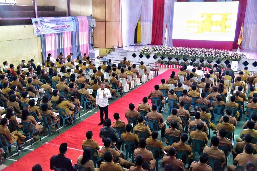 Kunjungan Gubernur Sumut Edy Rahmayadi ke Kabupaten Dairi, Kamis (21/7/2022). (Dok Diskominfo sumut)