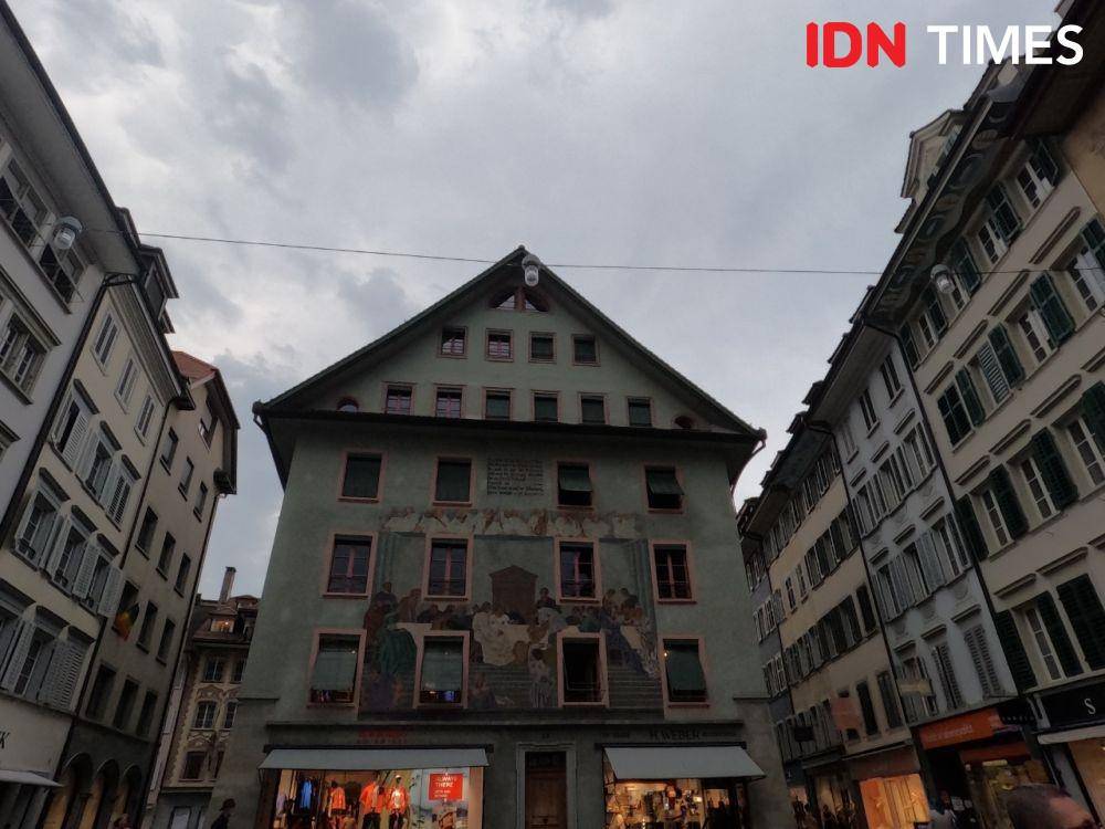 Suasana Kota Luzern, Swiss (IDN Times/Satria Permana)