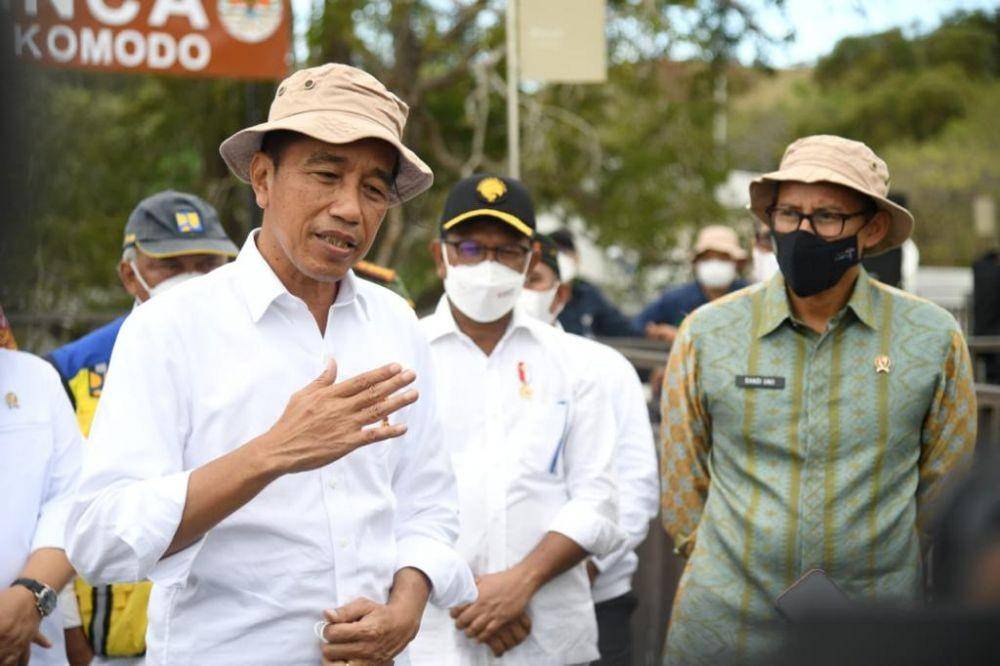 Presiden Jokowi kunjungi Pulau Rinca, Taman Nasional Komodo (dok. Sekretariat Presiden)