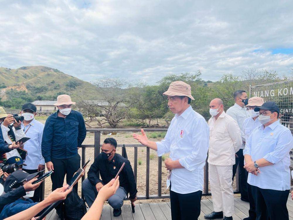 Presiden Jokowi kunjungi Pulau Rinca, Taman Nasional Komodo (dok. Sekretariat Presiden)