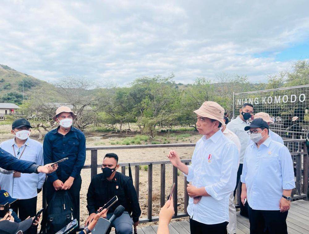 Presiden Jokowi kunjungi Pulau Rinca, Taman Nasional Komodo (dok. Sekretariat Presiden)