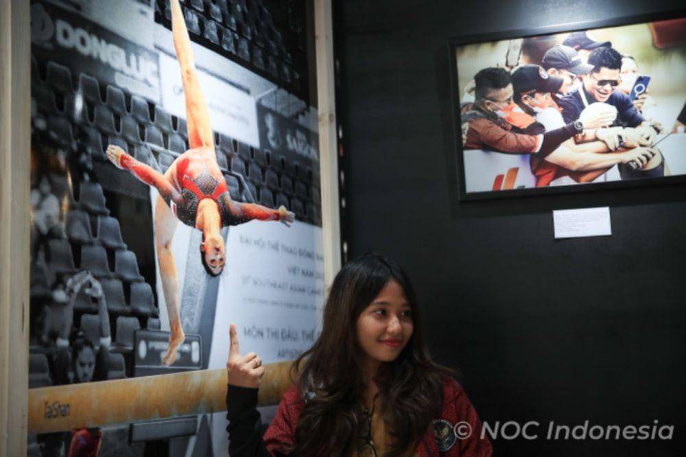 KOI bertemu dengan Rifda Irfanaluthfi (dok. NOC Indonesia)