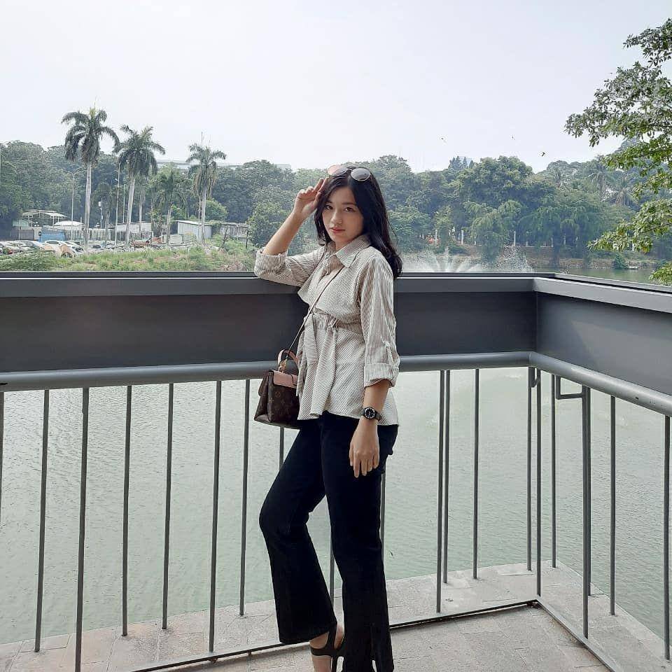 gaya trendi ala Claudy Putri (instagram.com/claudyputri)
